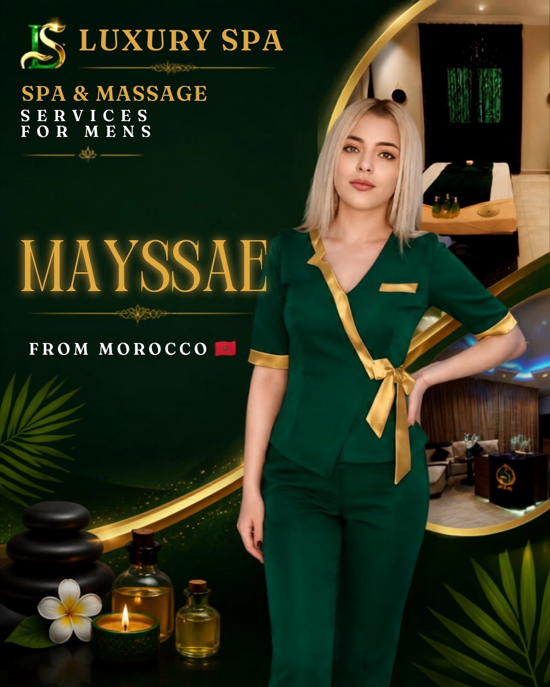 Luxury Spa massage therapist Mayssa in Ajman